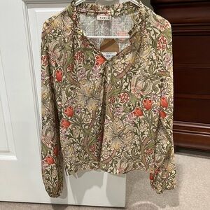 Kori Women's Floral Long Sleeve Top - Multicolor